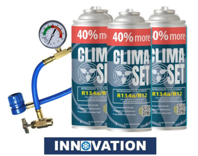 Fix AC Clima 3x R134a Ersatz Set Kältemittel 453g A/C Autos 1995-2016 Doctor A/C