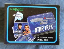 Star Trek 2 sealed decks Playing Cards in Tin Box