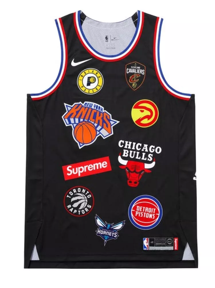 Supreme Nike/NBA Teams Authentic Jersey Black