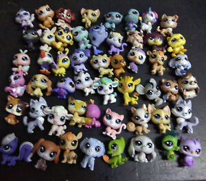 Random Pick 20pcs Different Original Littlest Pet Shop Lps Cute