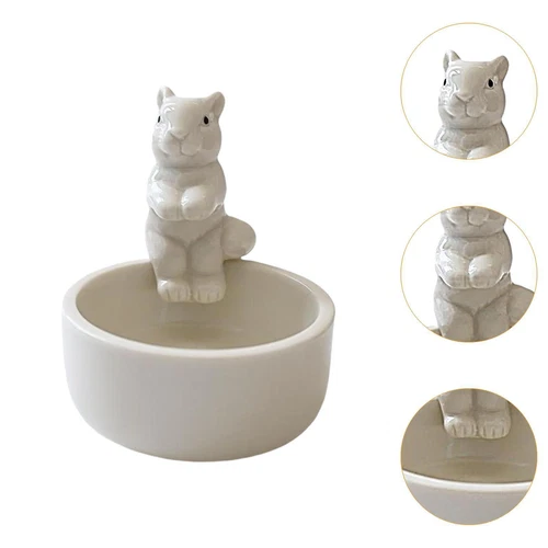 Squirrel Candle Holder Cute Grilled Animal Aromatherapy Candle Shelf Decor Gift - Bild 5 von 8