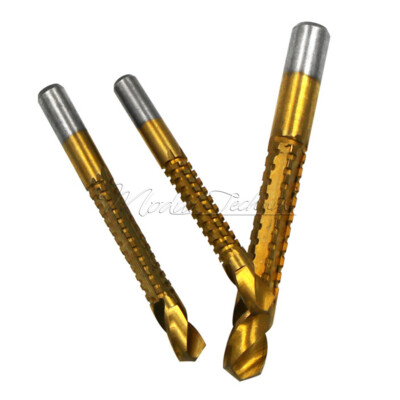 6pcs Cobalt Drill Bit Set Spiral Screw Metric Composite Tap Twist Cutting Tool