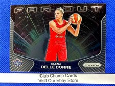 2021 #1 Elena Delle Donne WNBA Panini Prizm Far Out Base Insert Mystics