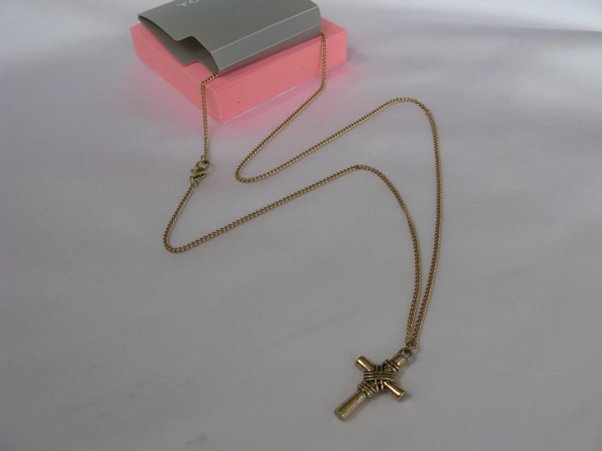 Topman cross sale necklace
