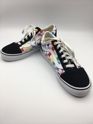 rainbow vans size 5
