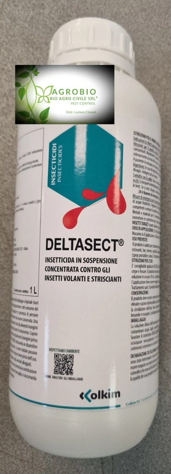 DELTASECT COLKIM INSETTICIDA DELTAMETRINA LT 1 (registrato solo per uso interno)