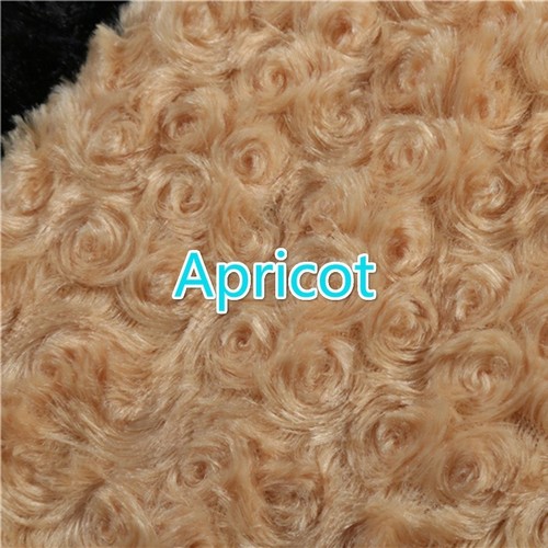 Floral Flower Fluffy Fabric Rose Faux Fur Material Upholstery Craft 100*160CM - Picture 16 of 22