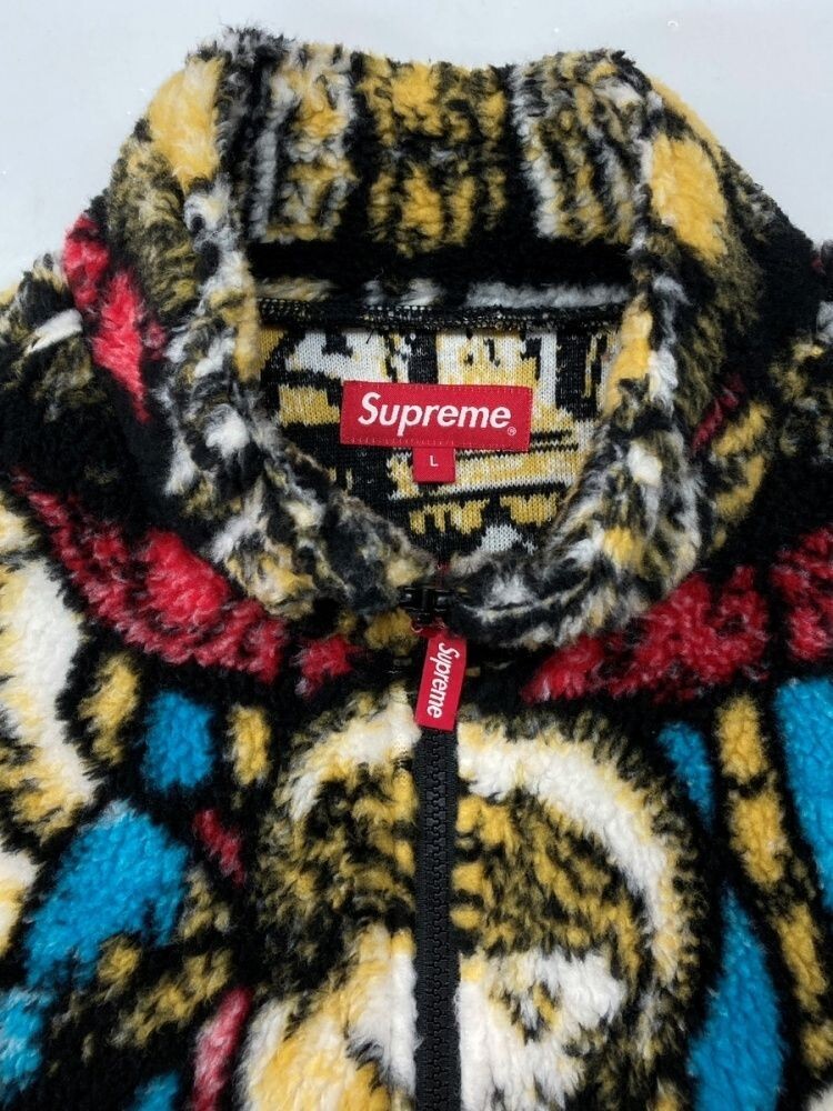 Supreme SS21 Saint Michael Fleece Jacket Rare Authentic S Supreme SS21 Saint Michael Fleece Jacket Rare Authentic S
