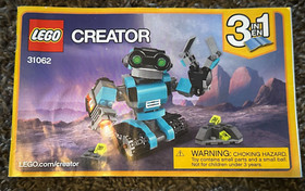 Lego Creator Robot Explorer #31062 Set of 3 Instruction Manual Booklets ONLY