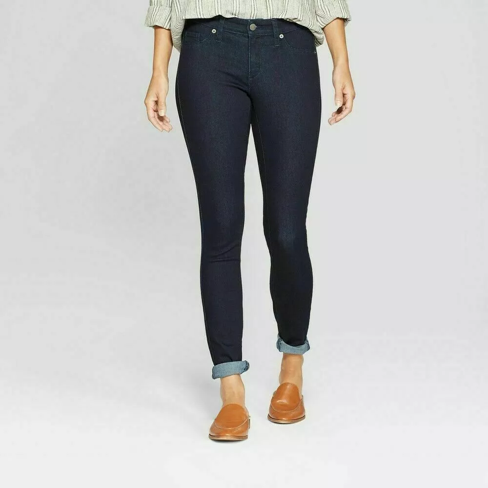 Women's Mid-Rise Jeggings - Universal Thread-Dark Wash Size 6 or