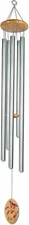 Sunset Vista Designs Silver Classic Wind Chime, Extra Large