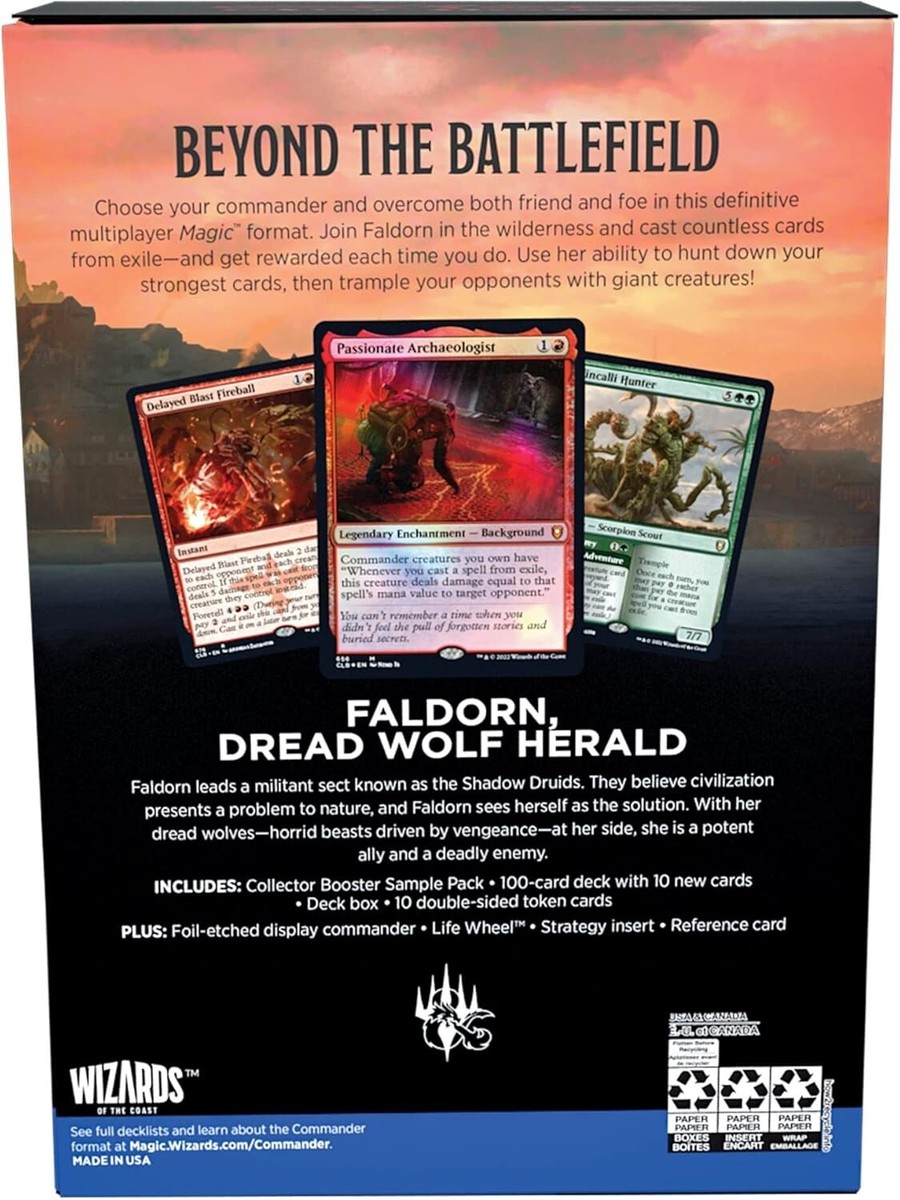 Magic Commander Legends Battle for Baldur's Gate Deck - Exit from Exile MTG  NEW | eBay
