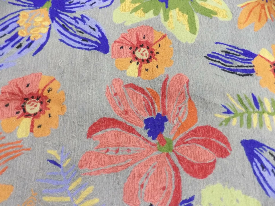 Серый/оранжевый ковер с отдельной резьбой 3 фута 6 дюймов x 5 футов 6 дюймов сниженная цена 1172601063 FRS468C-4 - Изображение 3 из 4