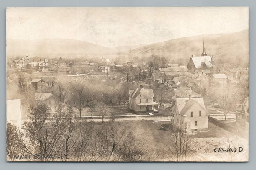 Naples New York RPPC Antique Ontario County NY Real Photo Postcard