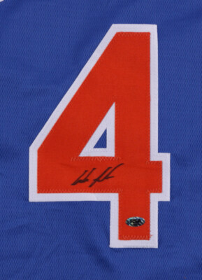 Wilmer Flores Signed NY Mets Jersey (RSA Holo) New York (2013–2018
