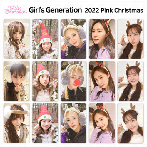 SNSD Girls' Generation 2022 Pink Christmas Random Photocard Pack KPOP K-POP - Picture 1 of 47