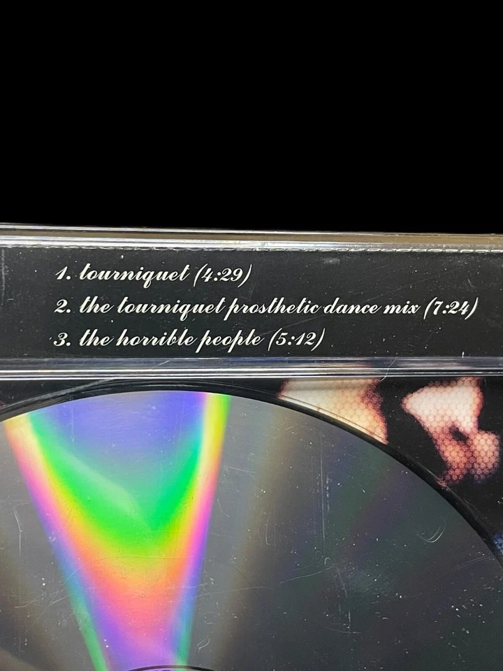 1997 Marilyn Manson Tourniquet Rare OOP CD Single Vintage Heavy Metal Rock Music Foto 4 de 4