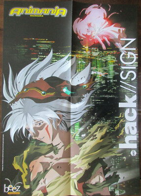 .hack//SIGN Anime Poster 56 x 40 cm Manga Promo Bandai Game Hack Sign