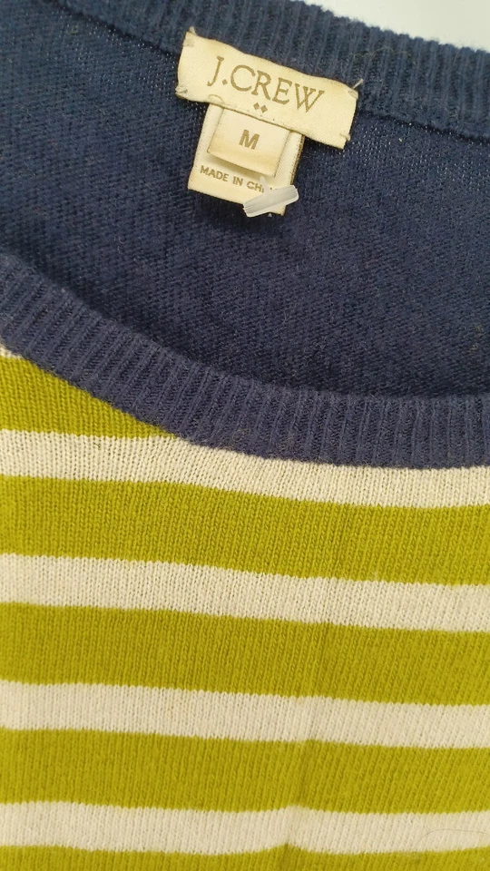 Suéter a rayas con botones laterales para mujer J.Crew talla mediana multicolor. Foto 4 de 4