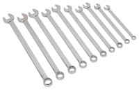 Sealey Ak6310 Combination Spanner Set 10pc Extra-long Metric Sealey Ak6310 Combination Spanner Set 10pc Extra-long Metric