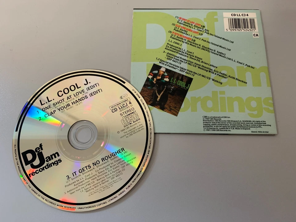 L.L. Cool J – One Shot At Love - 5" Maxi CD Single © 1989 (UK Import) - Bild 2 von 2