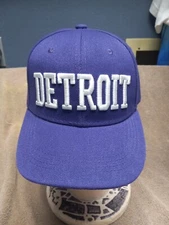 Vintage - Purple - DETROIT SPELL OUT - Baseball Hat 🧢 By Mirae