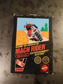 Nintendo NES - MACH RIDER - Mattel  - Versione Italiana PAL - Gioco Completo.