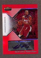 2004-05 Topps Finest Red Refractor #185 Bernard Robinson Rookie Auto /79