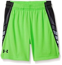 UNDER ARMOUR Infant UA Tech Side Panel Shorts  GREEN/BLACK/GREY  NWT
