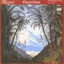 MOZART 11 Overtures HANS VONK Dresden SK Eterna 729057 LP 1985 Digital Recording