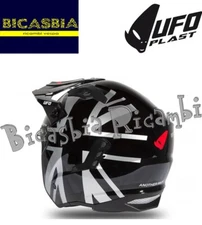 18924 - UFO - Helmet Sheratan Jet Black Gray SIZE S