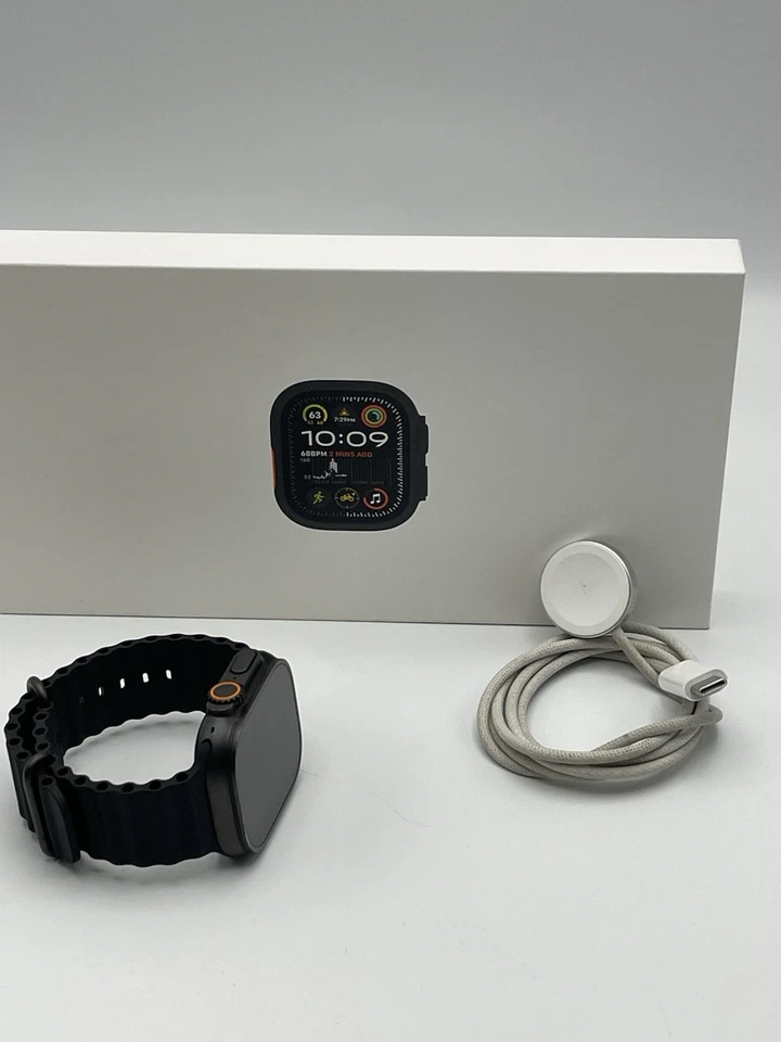 Apple Watch Ultra 2 (2024) 49mm Titan Schwarz - GPS + Cellular) - Ohne MwSt.* - Bild 3 von 3