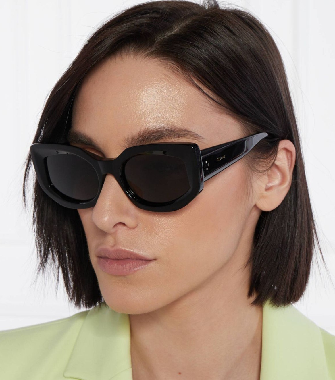 NEW CELINE SUNGLASSES CL40277I 01A BLACK WOMEN EYEWEAR