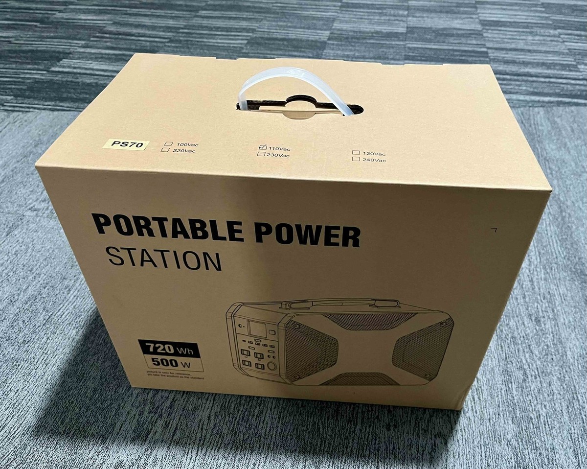 BLUETTI PS70 Portable Power Station - 720Wh, 500W | eBay