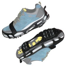 Ice Cleats Crampons for Shoes and Boots Anti Slip Snow Cleats Ice Shoes Gripp...