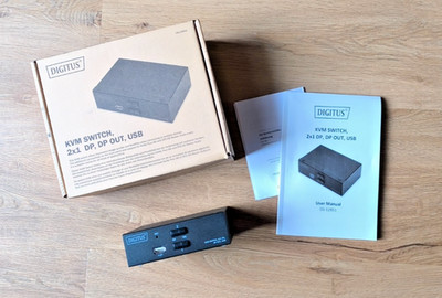 Digitus DS-12851 KVM Switch 2x1 DisplayPort   4K@60Hz