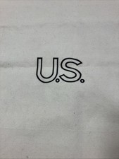 U.S. White Wool Blend Blanket 62x80