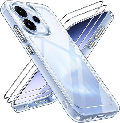 Klar Hülle + Displayglas OPPO Reno 15 Pro 5G Kameraschutz 9H Panzerfolie Glas