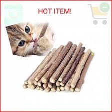 10 PCS Catnip Sticks Organic Cat Chew Toys Natural Plant Matatabi Silvervine Che