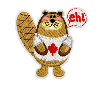 #ad Canadian Beaver Maple Eh Leaf Canada Travel Funny Meme Patch Iron Sew On $4.99