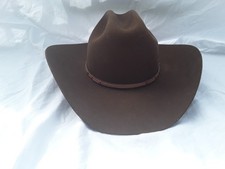 stetson brown cowboy hat 7 1/4 womens