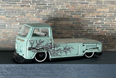 Custom Hot Wheels VW T2 Pickup Cherry Blossom Livery