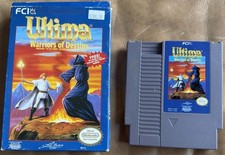NES Nintendo: Ultima: Warriors Of Destiny: Box + Game Cart 