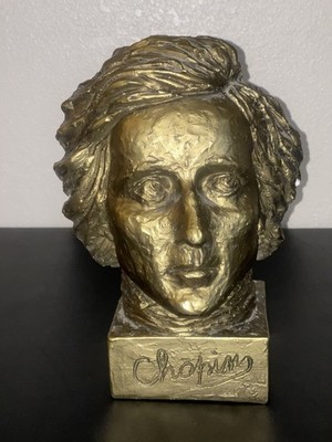Rare 1969 Universal Statuary Corp Chopin Head bust