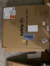 safety GA105WHOC1 Easy Install Walk-Through Baby Gate 29  38  Wide 28  High White