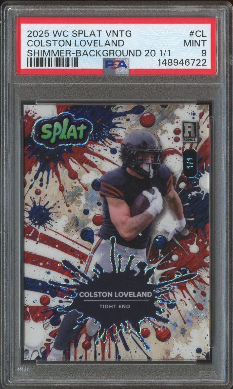 Colston Loveland Wild Card Splat Hobby Jumbo Vintage #CL Base