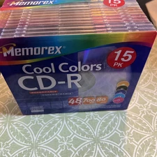 Memorex Cool Colors CD-R 13 PK 48X 700MB 80Min