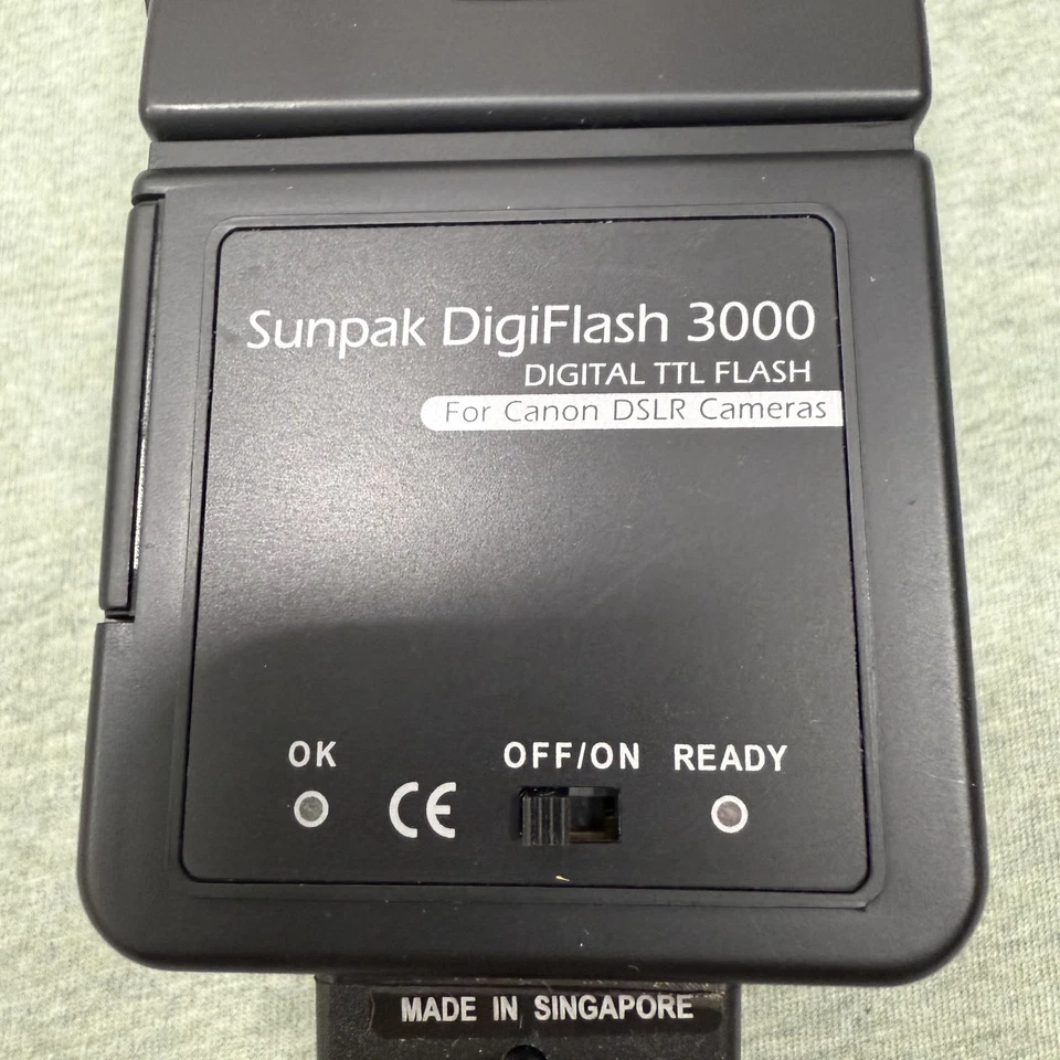 Sunpak DigiFlash 3000 Shoe Mount Electronic TTL Flash For Nikon TESTED WORKING - Image 4 of 4