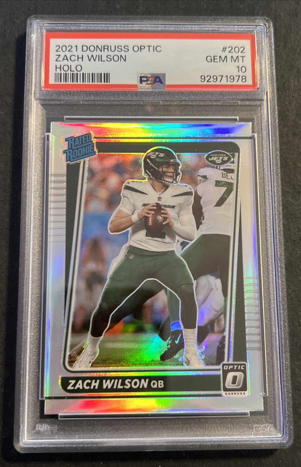 Zach Wilson RC 2021 Donruss Optic Silver Holo #202 Gem Mint 10 Cheap Slabs