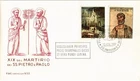 Dr Jim Stamps Vatican 1900th Anniversary Martyrdom Saints Peter & Paul 2v FDC